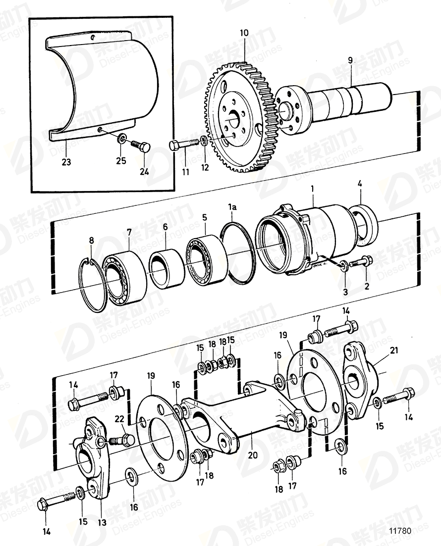 VOLVO Spacer 478416 Drawing